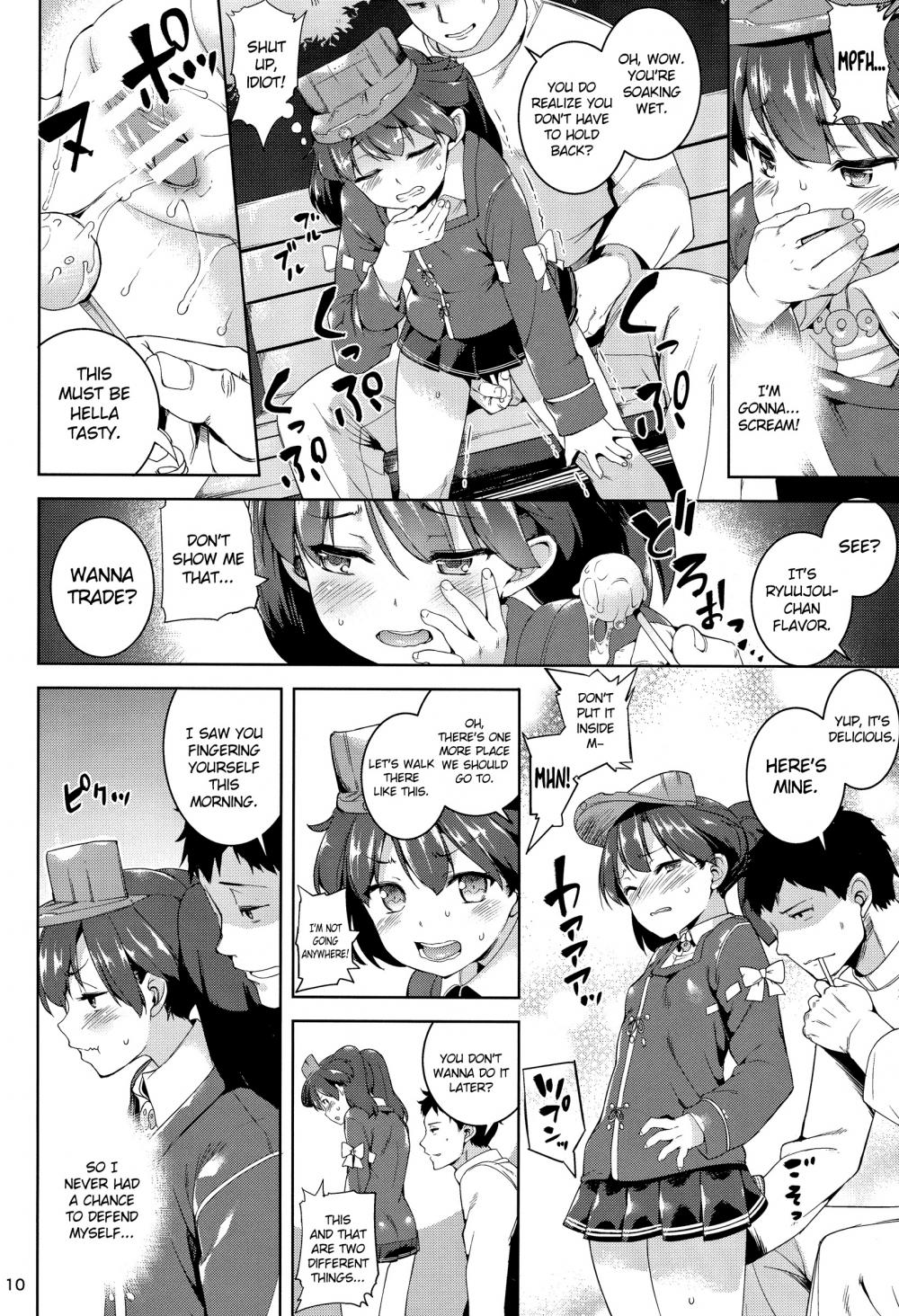 Hentai Manga Comic-Ryuujou-chan and Perverted Admiral in Love-Chapter 3-9